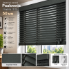 Дерев’яні жалюзі Paulownia Graphite 19105 50 мм — графітові