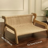 Велика котяча когтеточка-диван із лежаком для котів Велика котяча когтеточка-диван із лежаком для котів