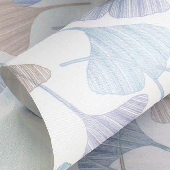Красиві тканинні ролети Конюшина(Гінкго Білоба) колір Сірий