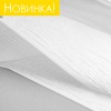 Стильні рулонні штори День Ніч — прекрасна тканина жатка кольору Білий