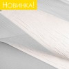 Стильні рулонні штори День Ніч — прекрасна тканина жатка кольору Білий