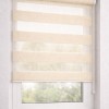 Тканина рулонні штори День-Ніч BH 1202 Cream — кремова тканина зебра для ролет