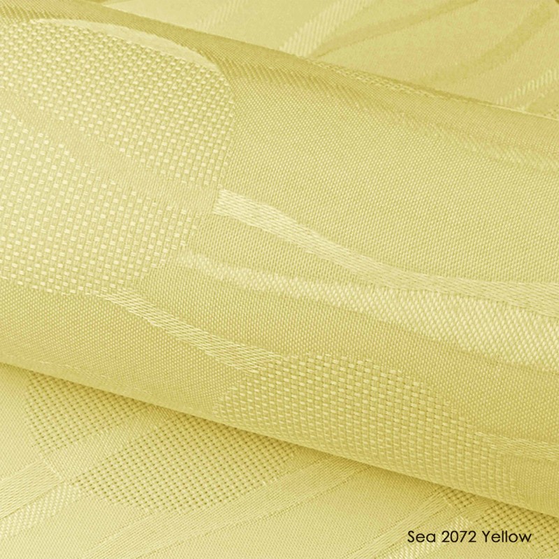 Сонячна ролета Море колір Yellow.  Тканина для ролети жовтого кольору. Тканина море сонячно жовта