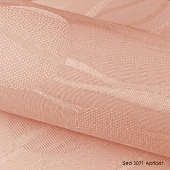 Сонячна ролета Sea 2071 Apricot колір абрикос. Тканина ролети абрикосового кольору. Тканина море абрикоса