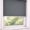 Blackout ролети Boston B.O. 105-08 Graphite — 100% затемнення | Преміальні рулонні штори на вікна