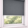 Blackout ролети Boston B.O. 105-08 Graphite — 100% затемнення | Преміальні рулонні штори на вікна