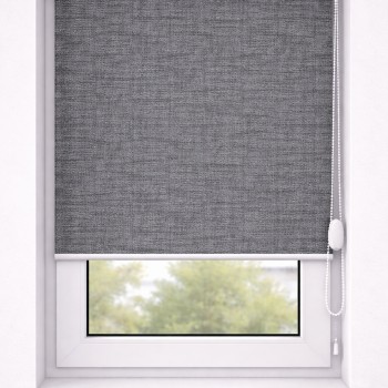 Adelin B.O. 06 Graphite — графітова тканина для класичних штор та сучасного інтер’єру