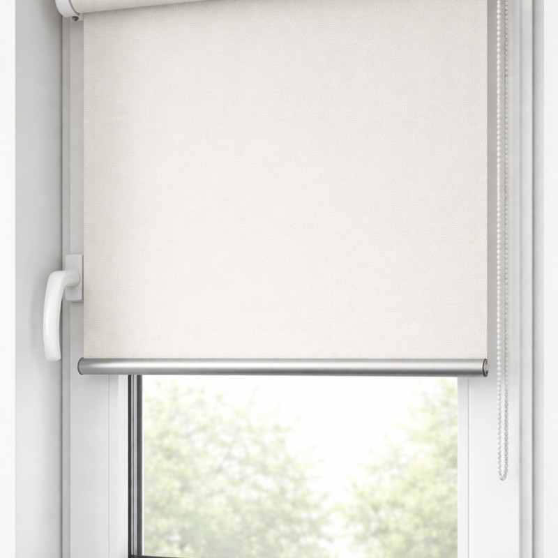 Тканина Screen Reflect 02 White Beige — сонцезахисна тканина screen 3% для рулонних штор, біло-бежевий Тканина Screen Reflect 02 White Beige — сонцезахисна тканина screen 3% для рулонних штор, біло-бежевий