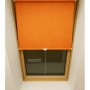 Grass 2232 Orange — фактурна сонцезахисна тканина помаранчевого кольору на мансардні вікна. Ролетна система на вікно для мансарди